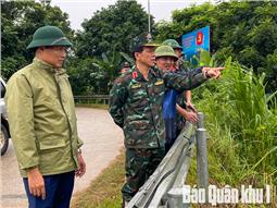 Quân khu họp chỉ đạo ứng phó với bão số 11 tại Cao Bằng